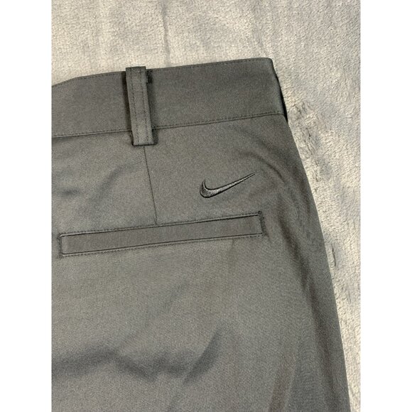 Nike Dri-Fit Chino Golf Pants Men's Black Size 30x30 Swoosh - Picture 4 of 8